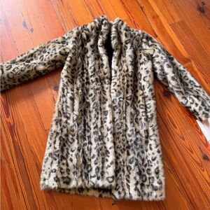 Donna Salyers Fabulous Furs Luxe Faux Fur Coat